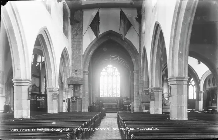 Framed Print : Interior of Ancient Parish Church (All Saints) Framed Print : Interior of Ancient Parish Church (All Saints)