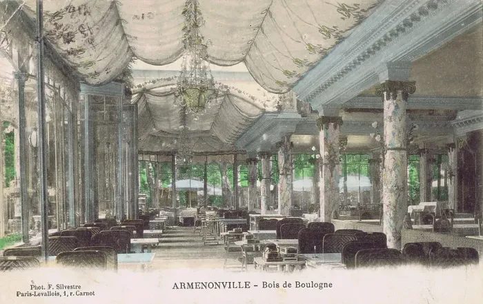Framed Print : Interior of the Armenonville, Bois de Boulogne Framed Print : Interior of the Armenonville, Bois de Boulogne