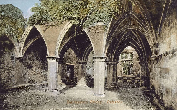 Interior of Balmerino Abbey, Scotland