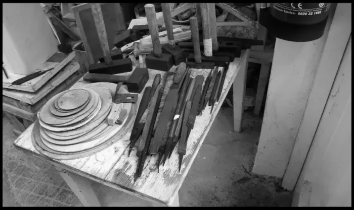 Framed Print : Interior of Barbara Hepworths studio, St Ives, Cornwall Framed Print : Interior of Barbara Hepworths studio, St Ives, Cornwall
