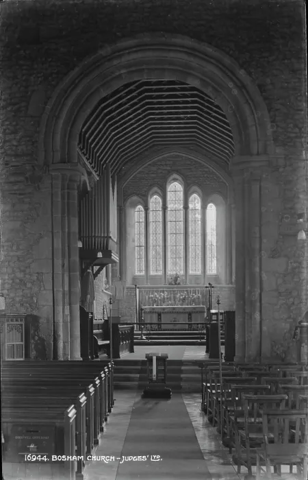 Framed Print : Interior of Bosham Church Framed Print : Interior of Bosham Church