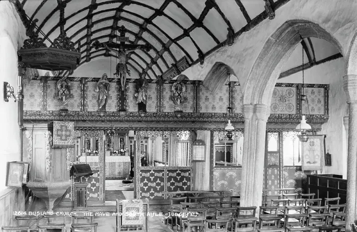 Framed Print : Interior of Busland Church Framed Print : Interior of Busland Church