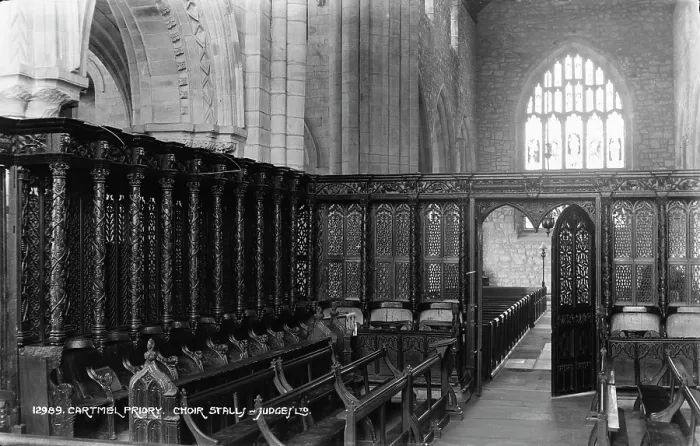 Framed Print : Interior of Cartmel Priory Choir Stalls Framed Print : Interior of Cartmel Priory Choir Stalls