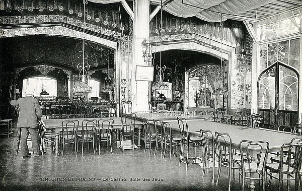 Interior of the Casino at Enghien-les-Bains, France