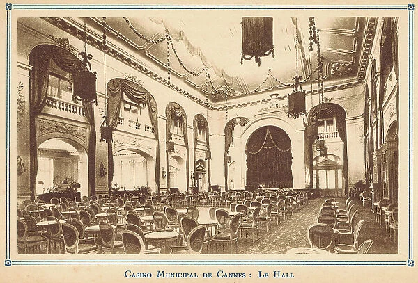 The interior of the Casino Municipal de Cannes - Le Hall
