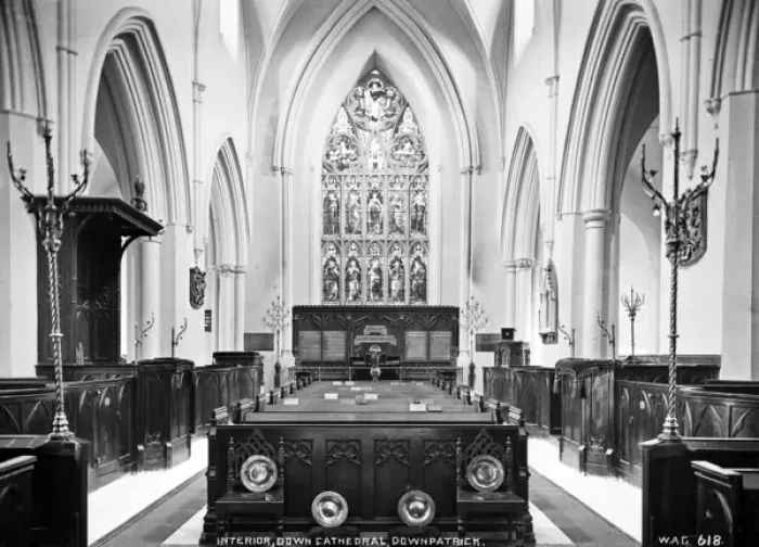 Framed Print : Interior, Down Cathedral, Downpatrick Framed Print : Interior, Down Cathedral, Downpatrick