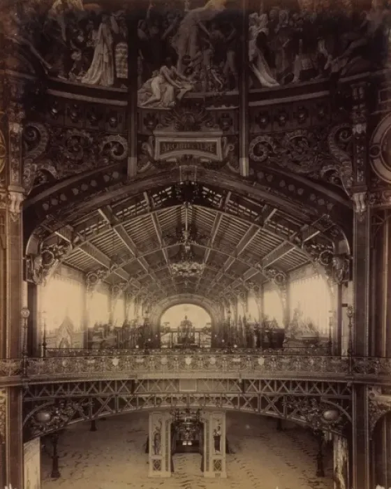 Framed Print : Interior of the Central Dome, with a view toward the Gallery Framed Print : Interior of the Central Dome, with a view toward the Gallery