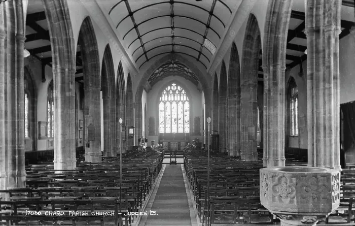 Framed Print : Interior of Chard Parish Church Framed Print : Interior of Chard Parish Church