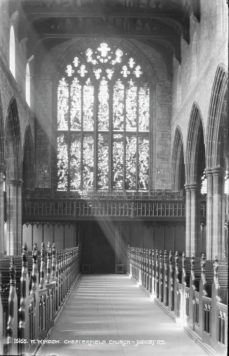 Framed Print : Interior of Chesterfield Church Framed Print : Interior of Chesterfield Church