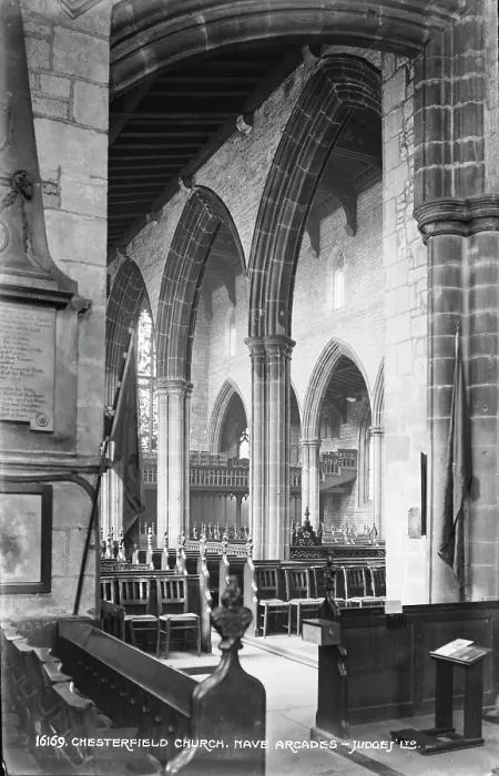 Framed Print : Interior of Chesterfield Church Framed Print : Interior of Chesterfield Church