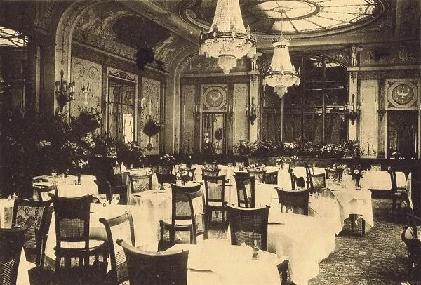 The interior of Ciros restaurant, Paris