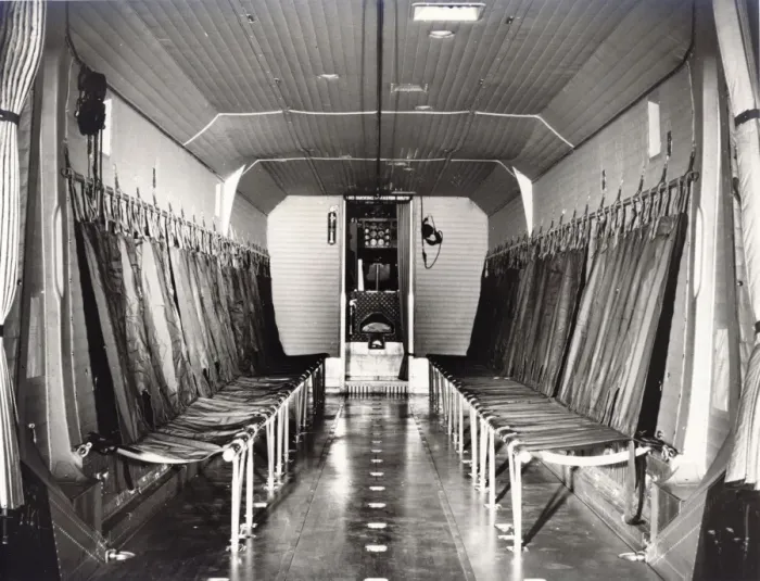 Framed Print : Interior - civil demonstrator de Havilland Canada DHC4 Carib