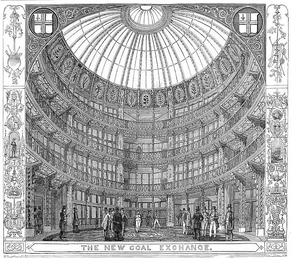 Interior of the Coal Exchange, London, 1849