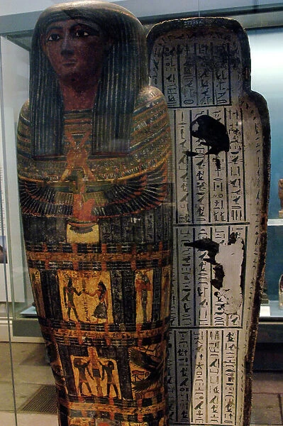 Interior coffin of Hor. Egypt
