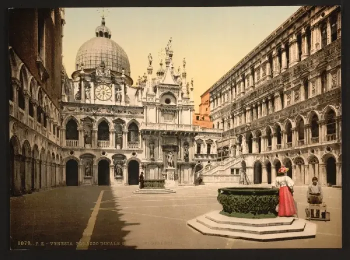 Framed Print : Interior of the Doges Palace, with the Giants Staircase, V Framed Print : Interior of the Doges Palace, with the Giants Staircase, V