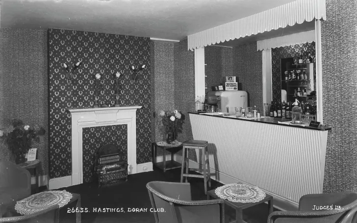 Framed Print : Interior of Doran Club Framed Print : Interior of Doran Club