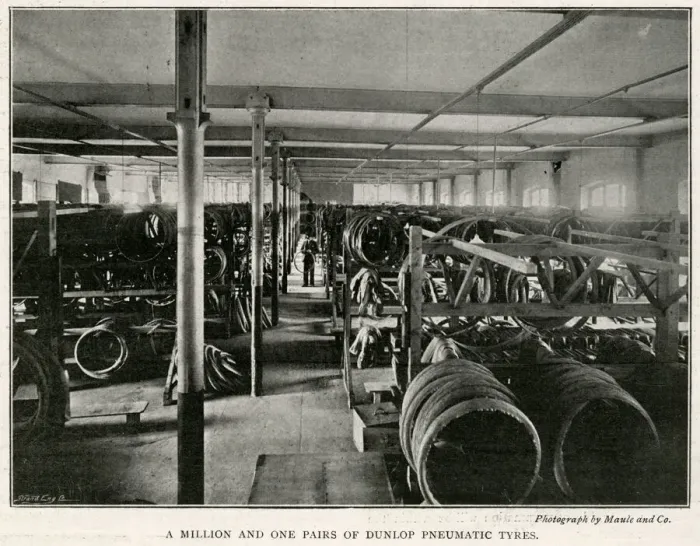 Framed Print : Interior in Dunlop factory 1896 Framed Print : Interior in Dunlop factory 1896
