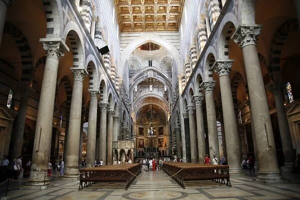 Interior of the Duomo in Pisa