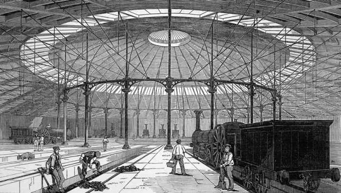 Framed Print : Interior of the engine house at Camden Town Framed Print : Interior of the engine house at Camden Town
