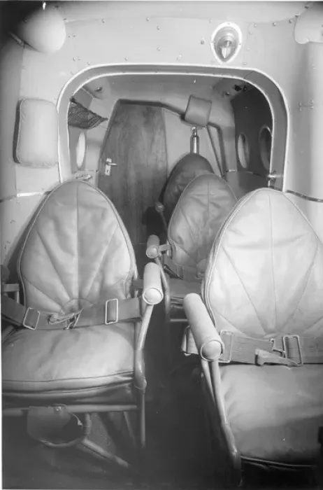 Framed Print : Interior of the four-seat civil Supermarine Sea Otter G-AID
