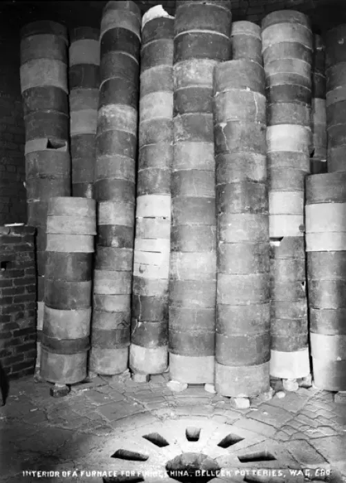 Framed Print : Interior of a Furnace for Firing China, Belleek Potteries Framed Print : Interior of a Furnace for Firing China, Belleek Potteries