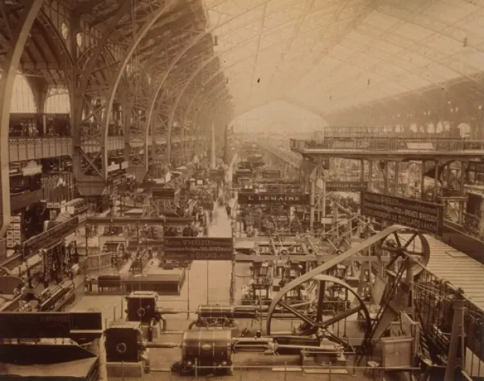 Framed Print : Interior of the Gallery of Machines, Paris Exposition, 1889 Framed Print : Interior of the Gallery of Machines, Paris Exposition, 1889