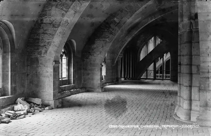 Framed Print : Interior of Gloucester Cathedral Triforium Framed Print : Interior of Gloucester Cathedral Triforium