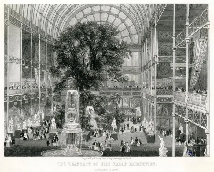 Framed Print : Interior of the Great Exhibition of 1851 Framed Print : Interior of the Great Exhibition of 1851