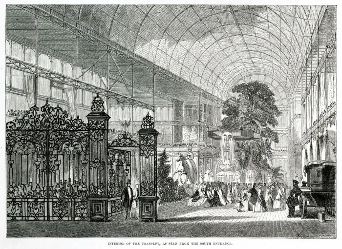 Framed Print : Interior of The Great Exhibition 1851 Framed Print : Interior of The Great Exhibition 1851