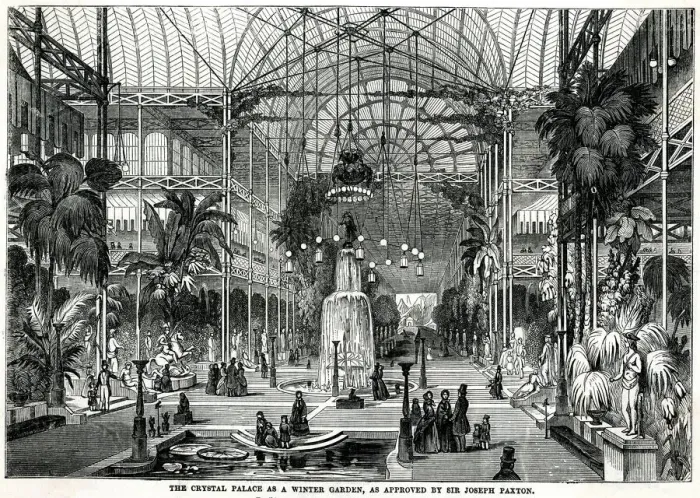 Framed Print : Interior of The Great Exhibition 1851 Framed Print : Interior of The Great Exhibition 1851