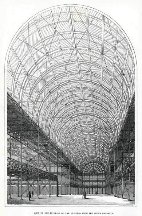 Framed Print : Interior of The Great Exhibition 1851 Framed Print : Interior of The Great Exhibition 1851