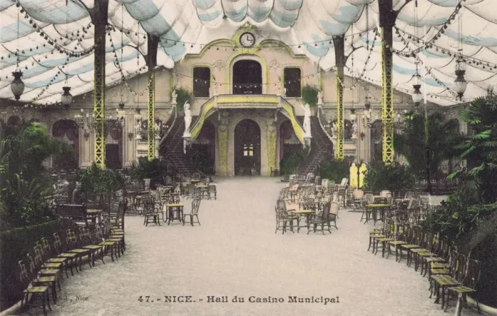 Framed Print : The interior hall of the Casino Municipal, Nice, France, 192 Framed Print : The interior hall of the Casino Municipal, Nice, France, 192