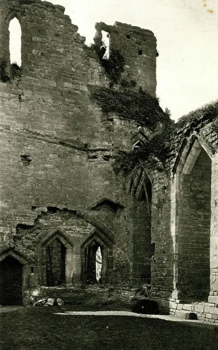 Framed Print : Interior of hall, Goodrich Castle, Herefordshire Framed Print : Interior of hall, Goodrich Castle, Herefordshire
