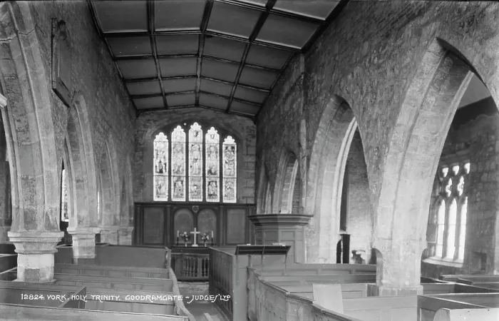 Framed Print : Interior of Holy Trinity Church, Goodramgate Framed Print : Interior of Holy Trinity Church, Goodramgate