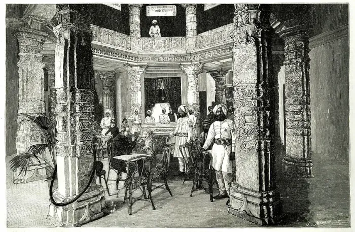 Framed Print : Interior of the Indian Palace, Paris Exhibition of 1889 Framed Print : Interior of the Indian Palace, Paris Exhibition of 1889