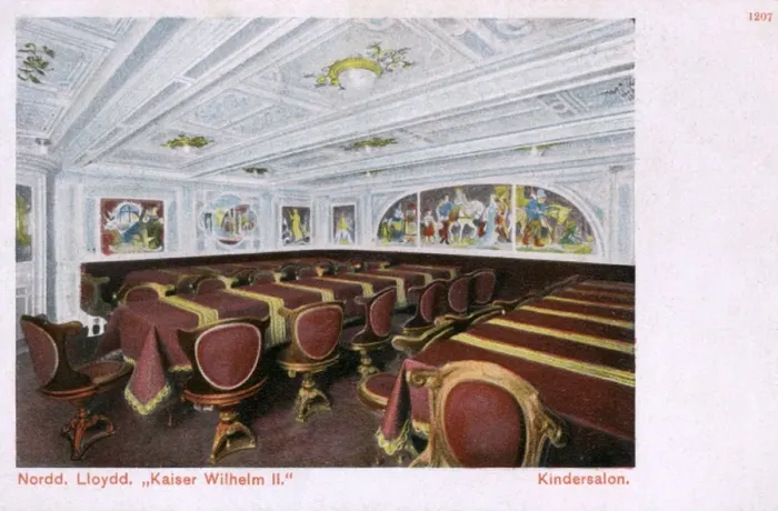 Framed Print : Interior of The Kaiser Wilhelm II ocean liner (3 / 4) Framed Print : Interior of The Kaiser Wilhelm II ocean liner (3 / 4)