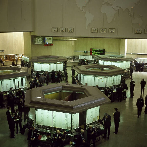 Interior of the London Stock Exchange