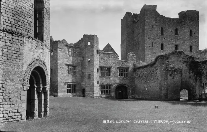 Framed Print : Interior of Ludlow Castle Framed Print : Interior of Ludlow Castle