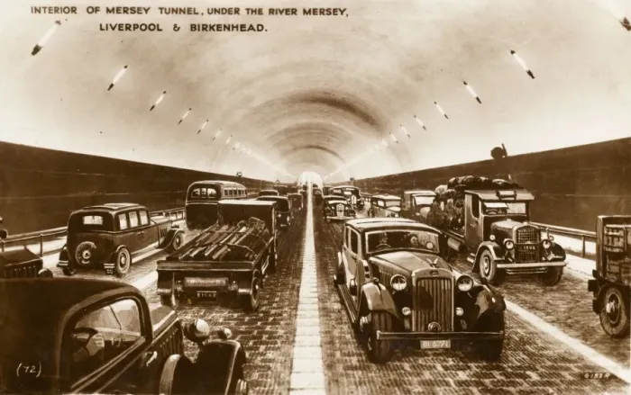 Framed Print : Interior of the Mersey Tunnel Framed Print : Interior of the Mersey Tunnel