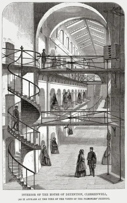 Framed Print : Interior of Middlesex House of Detention, Clerkenwell Framed Print : Interior of Middlesex House of Detention, Clerkenwell