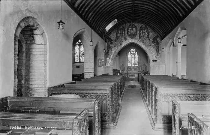 Framed Print : Interior of Mortehoe Church Framed Print : Interior of Mortehoe Church