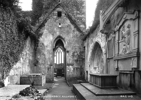 Interior, Muckross Abbey, Killarney