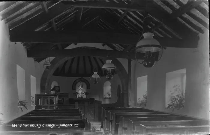 Framed Print : Interior of Mythbury Church Framed Print : Interior of Mythbury Church