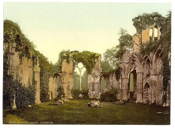 Interior, Netley Abbey, England