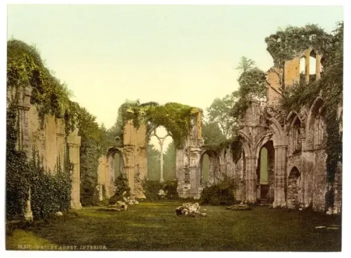 Framed Print : Interior, Netley Abbey, England Framed Print : Interior, Netley Abbey, England