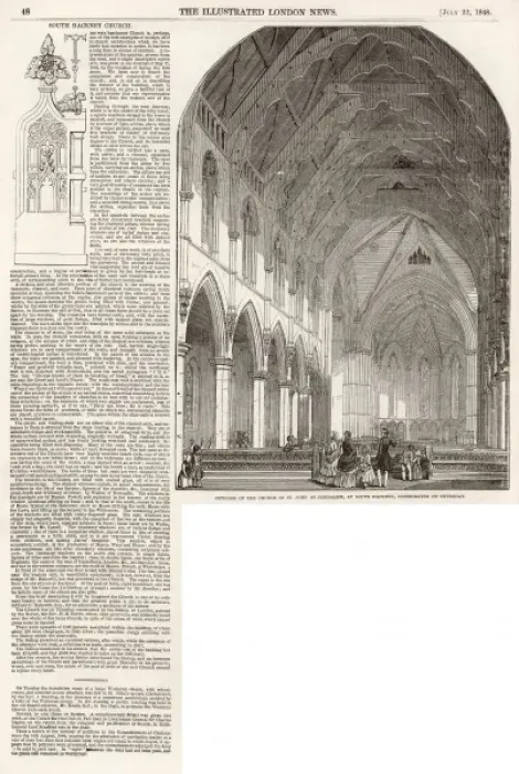 Framed Print : Interior of New Church Framed Print : Interior of New Church