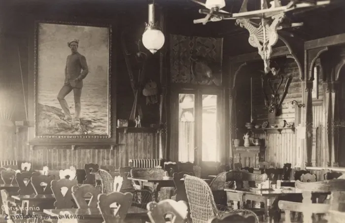 Framed Print : Interior of a Norwegian Sporting Club in Oslo Framed Print : Interior of a Norwegian Sporting Club in Oslo