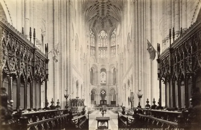 Framed Print : Interior, Norwich Cathedral, Norwich, Norfolk Framed Print : Interior, Norwich Cathedral, Norwich, Norfolk