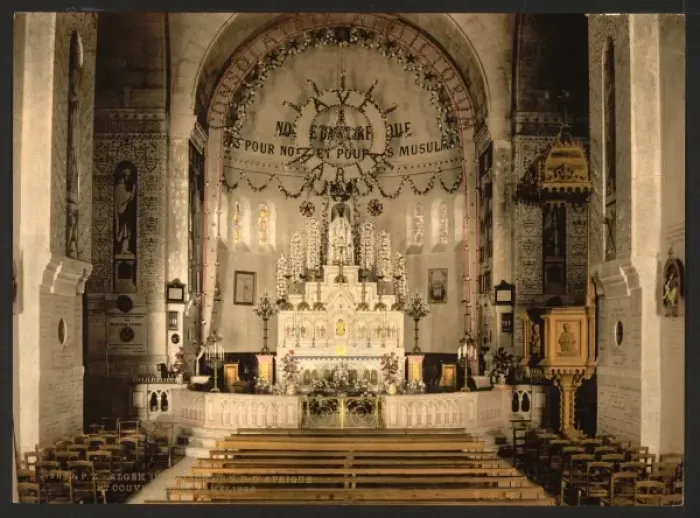 Framed Print : Interior of Notre Dame d Afrique, Algiers, Algeria Framed Print : Interior of Notre Dame d Afrique, Algiers, Algeria