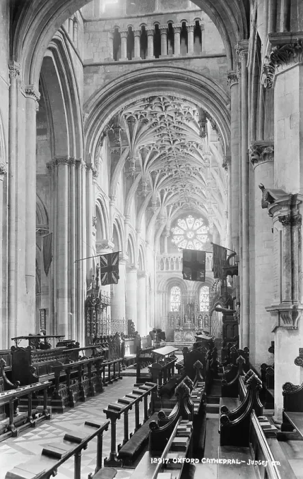 Framed Print : Interior of Oxford Cathedral